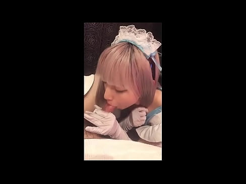 ❤️ Ídol japonès [mayuka], vestit de criada francesa, part 1, mamada i masturbació amb loció ️❌ Porno rus a nosaltres ❌️